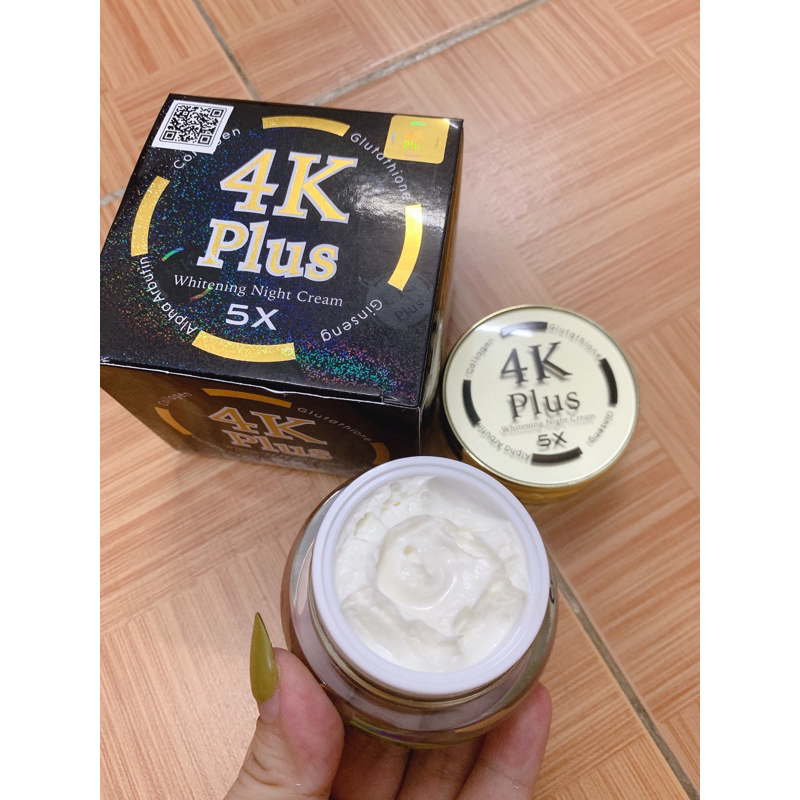 Kem 4k plus dưỡng trắng da
