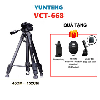 Chân máy ảnh tripod yunteng vct-668