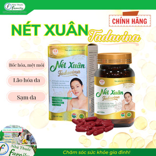 Nét Xuân Tadavina  - Viên uống tăng cường sức khỏe cho phụ nữ mãn kinh, tiền mãn kinh.