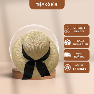 Mũ cói lồng đèn cao cấp Tiệm Cô Hìn đi biển che nắng tốt ship 1h lỗi 1 đổi 1 đóng thùng không hỏng