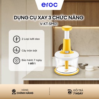 Máy Xay Thịt Tỏi Ớt Kèm Chức Năng Vắt Khô Rau Củ Ba Chức Năng Eroc VKTSM01