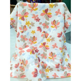 ⛔️Mền nỉ⛔️Thái cotton HOA LÁ văn phòng