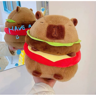Gấu Bông CapyBara Bánh Hamburger Siêu Đáng Yêu