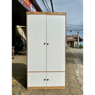 Tủ Quần Áo Cao M6 Gỗ MDF Chắc Chắn Dễ Lắp Ráp, Tủ 1M6 sâu45cm 4 Cánh