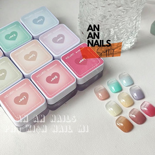  Gel ombre pastel nail chất gel đặc chuẩn màu - An An Nails