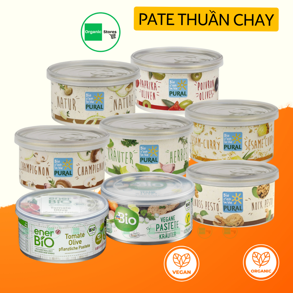Pate thuần chay hữu cơ 125gr nhập Đức - Ăn thực dưỡng - Organic Stores