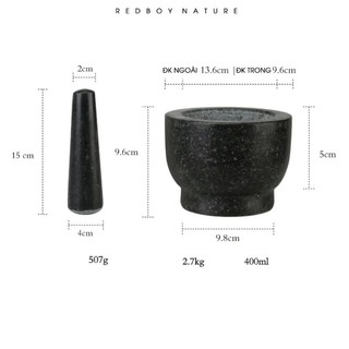 Cối đá granite -  cối đá bền. redboy nature