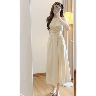 Váy maxi cổ yếm dáng dài bồng bềnh YUNA68 X006