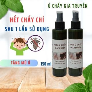 Combo 2 chai ủ chấy + mũ. diệt hết cả con chấy và trứngg. dầu gội chấy chí. số lượng 1 chai 150ml.