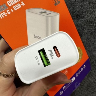 Cóc sạc nhanh 20W 2 đầu usb Type C hàng công ty