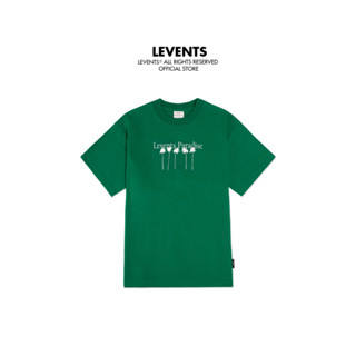  Áo Thun Levents Paradise  Green Tee 100% Cotton Unisex T-shirt Oversized 