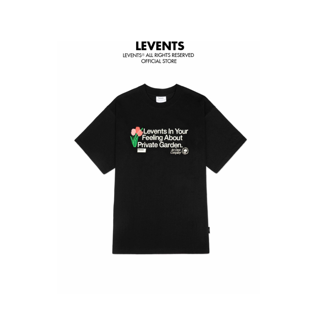 Áo Thun Levents Pixel Flower Tee/ Black
