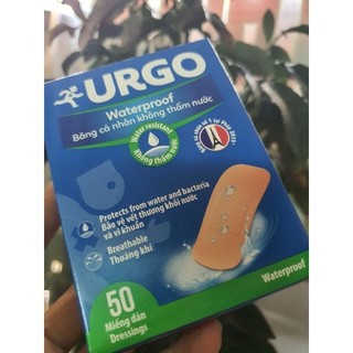 BĂNG CÁ NHÂN URGO Waterproof không thấm nước  (combo 5 miếng) - Đông Anh Pharmart