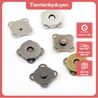 ( Siêu rẻ ) 14 / 18mm Mỏng Từ Nút Túi Nam Châm Tự Động Hấp Phụ Khóa Kim Loại Chốt Nút Ví Túi Phần Phụ Kiện