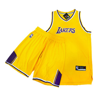Trang phục quần áo Bóng rổ Delo NBA LA Lakers màu Vàng