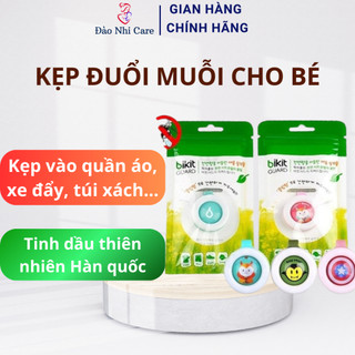 Kẹp đeo đuổi muỗi Bikit Guard Hàn -Vòng đuổi muỗi Mosquito Repellent Bracelet - Vòng đeo đuổi muỗi cho trẻ em, người lớn