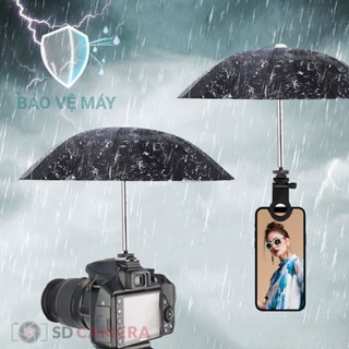 Ô Hotshoe máy ảnh, điện thoại Dù che nắng mưa cao cấp loại mới size to