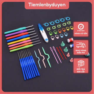 Bộ 52 dụng cụ kim móc len đầy đủ tiện lợi giá rẻ