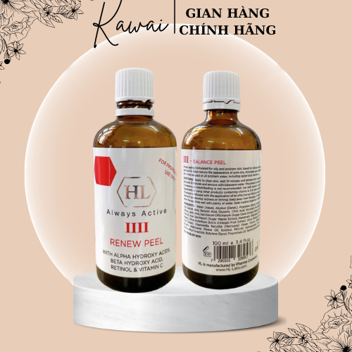 Tinh chất dưỡng trẻ hoá tái tạo da RENEW PEEL IIII ( peel 4 HL)