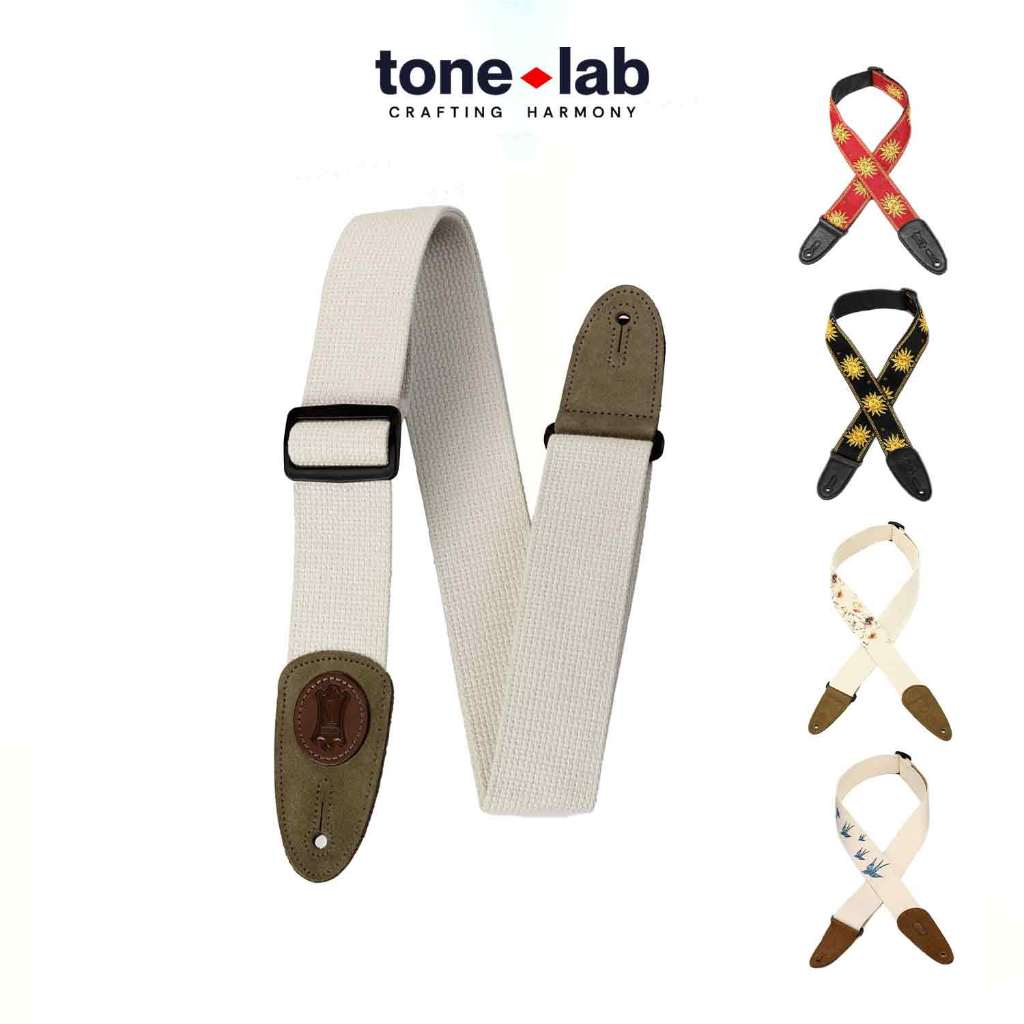 [Tone Lab] [HCM] Dây đeo đàn guitar strap cotton Levy's (Made in Canada)