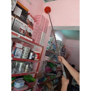 Cây Quét mạng nhện,trần nhà Inox Tích Hợp Phơi Đồ inox kéo dài tới 3m