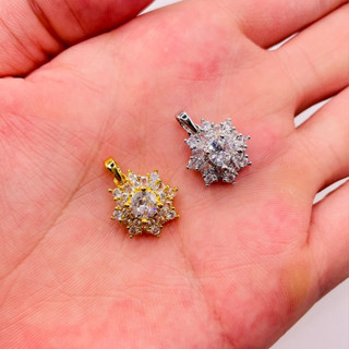  Mặt dây chuyền titan nhỏ gọn sang trọng Mặt charm titan vòng cổ thanh lịch màu vàng hoặc trắng mã M7 