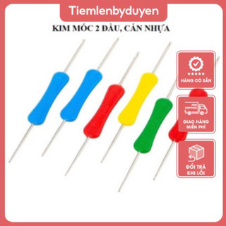 kim móc 2 đầu cán nhựa size 3-4 , 1-2 , 1-1.9