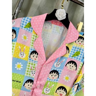 PYJAMA NỮ LỤA XƯỚC MARUKO CÁNH DƠI - đồ bộ mặc nhà