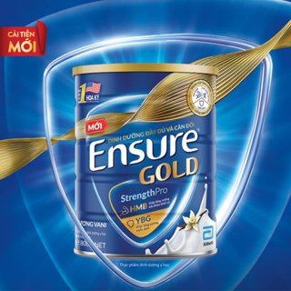 [Date 2027 ] Sữa bột Ensure gold 800g Hương Vani, Vani ít ngọt