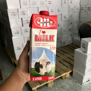 [date 04/2025] Thùng 12 hộp Sữa tươi Mlekovita I Love Milk 1Lít