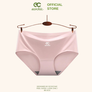 Set Quần Lót Nữ ECOCHIC Full Hộp Chất Liệu Chip Su Đúc Cao Cấp Logo Dập Nổi Chất Liệu Thoải Mái Thoáng Mát A699