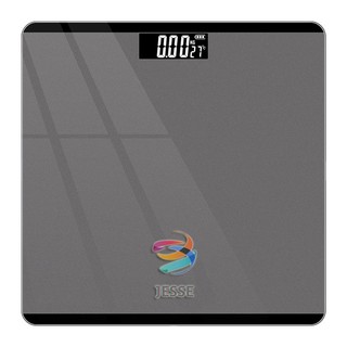 Cân Điện Tử Mặt Kính Cường Lực Chịu Tải 180kg Kèm Hiển Thị Chỉ Số Nhiệt Độ Phòng. Chính Hãng JESSE.