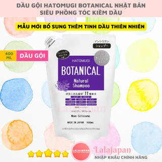 Dầu gội HATOMUGI NHẬT BẢN giảm rụng phồng tóc kiềm dầu gội xả Hatomugi Botanical