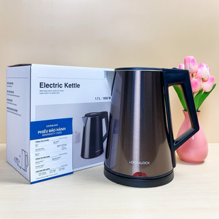 [LOCK&LOCK] Bình đun siêu tốc 1.7L , 2 Lớp Inox - EJK631