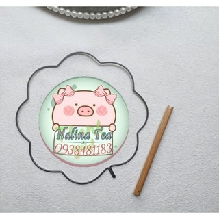 (Có sẵn) Phôi quạt cổ trang handsmade DIY