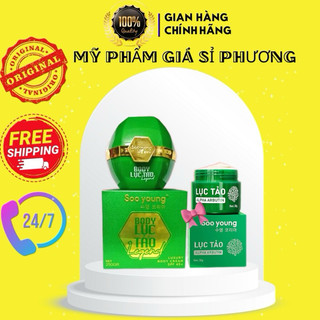 Kem body lục tảo soo young tặng kèm kích trắng