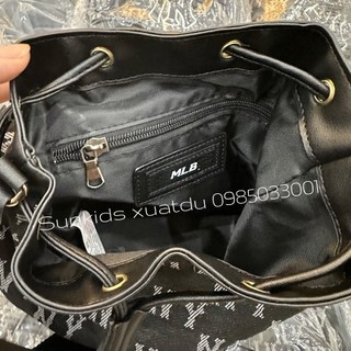 Túi xách Eo Bi đen phối chữ Mini bag