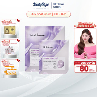 Q103_Mặt nạ thạch cho da nhạy cảm MediAnswer Calming Collagen Mask Hộp Tím