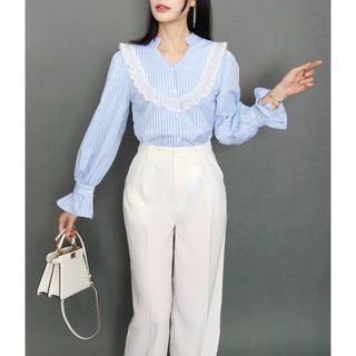 Set áo sơ mi quần ống rộng sang trọng - Angel V