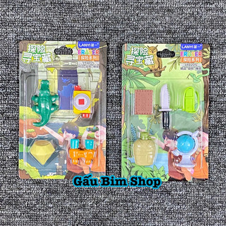 Vỉ Gôm, Tẩy lắp ráp nhiều chi tiết