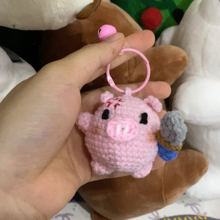 Móc khoá lợn zang hồ 'mõm'