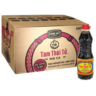 Sỉ thùng _ thùng 24 chai nước tương tam thái tử nhị ca chai 500ml