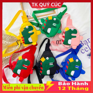 Túi đeo chéo khủng long cho bé , túi đeo chéo khủng long phong cách Hàn Quốc thời trang siêu xinh