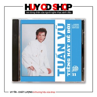 Đĩa cd tuấn vũ tiếng hát để đời nhạc vàng trữ tình bolero đĩa lòng trắng huy cd shop