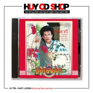 Đĩa cd tuấn vũ những bài top hits nhạc vàng trữ tình bolero đĩa lòng trắng huy cd shop