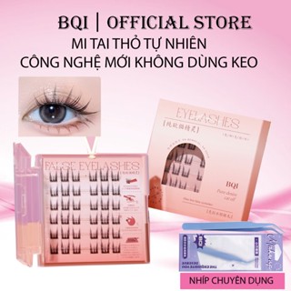Mi giả mẫu tai thỏ BQI có sẵn keo dễ gắn ,mắt to tự nhiên , có thể tái sử dụng nhiều lần mẫu L02