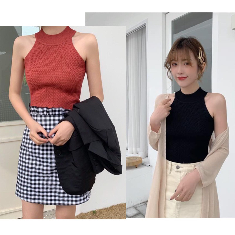 Áo Ba Lỗ Cổ Yếm
