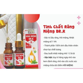 Tinh dầu răng miệng DR.K