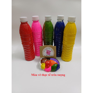 1 bộ màu tô tượng 10 chai 500ml