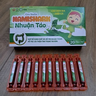 Hộp 20 ống siro chống táo bón cho trẻ từ 12 tháng tăng cường chất xơ hòa tan chất xơ fiber for kids new giúp nhuận tràng